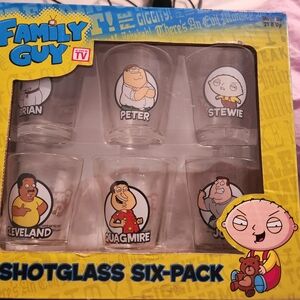 Family Guy Shot Glass Six Pack